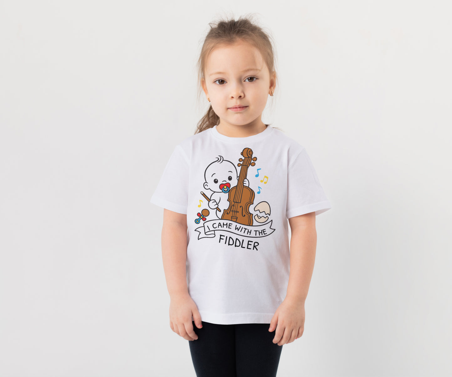 I came with the fiddler-Kids Tshirt