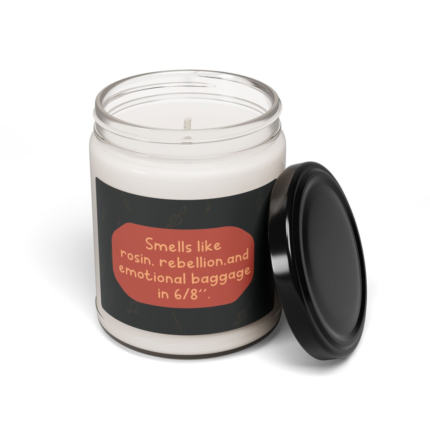 Smells like rosin, rebellion, and emotional baggage in 6/8"