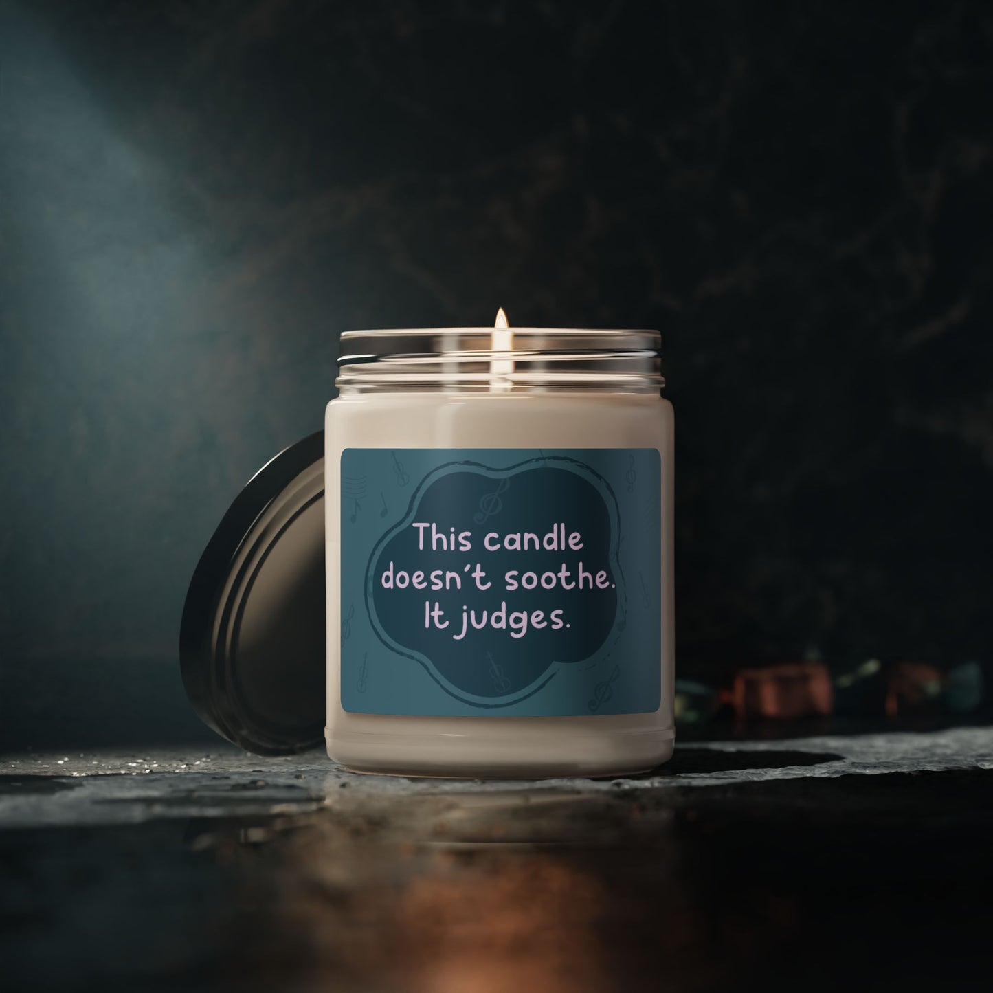 This candle doesn’t soothe. It judges