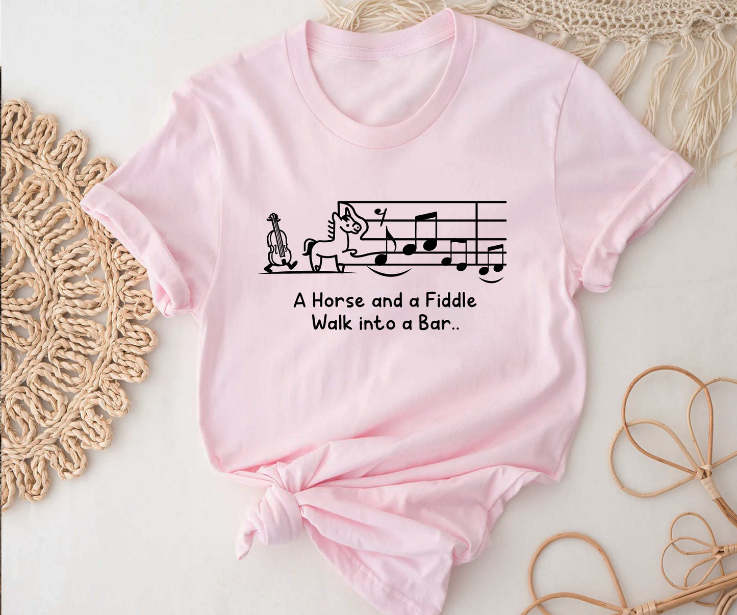A Horse and a Fiddle Walk into a Bar.. BELLA+CANVAS
