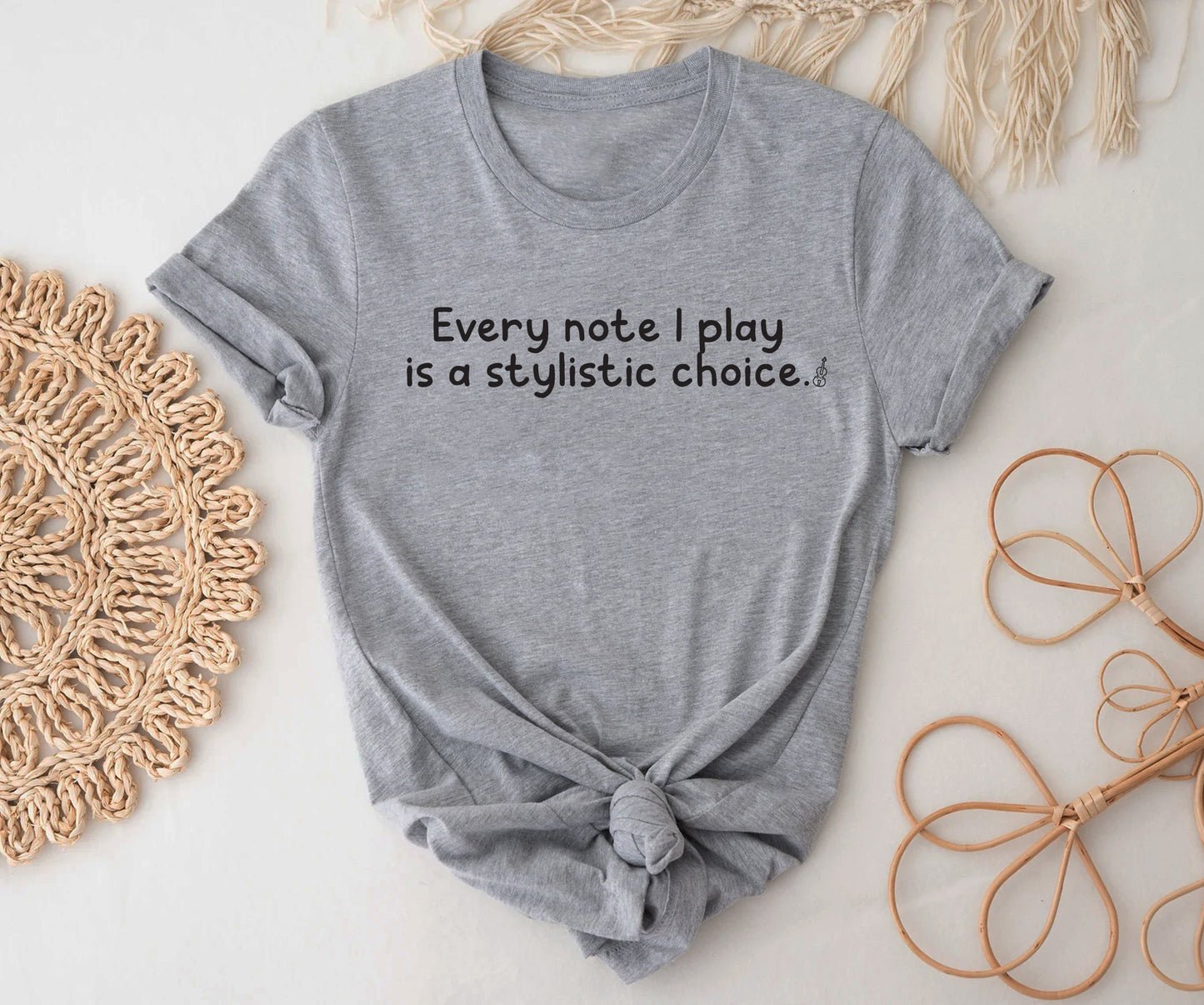 Every note I play is a stylistic choice BELLA+CANVAS