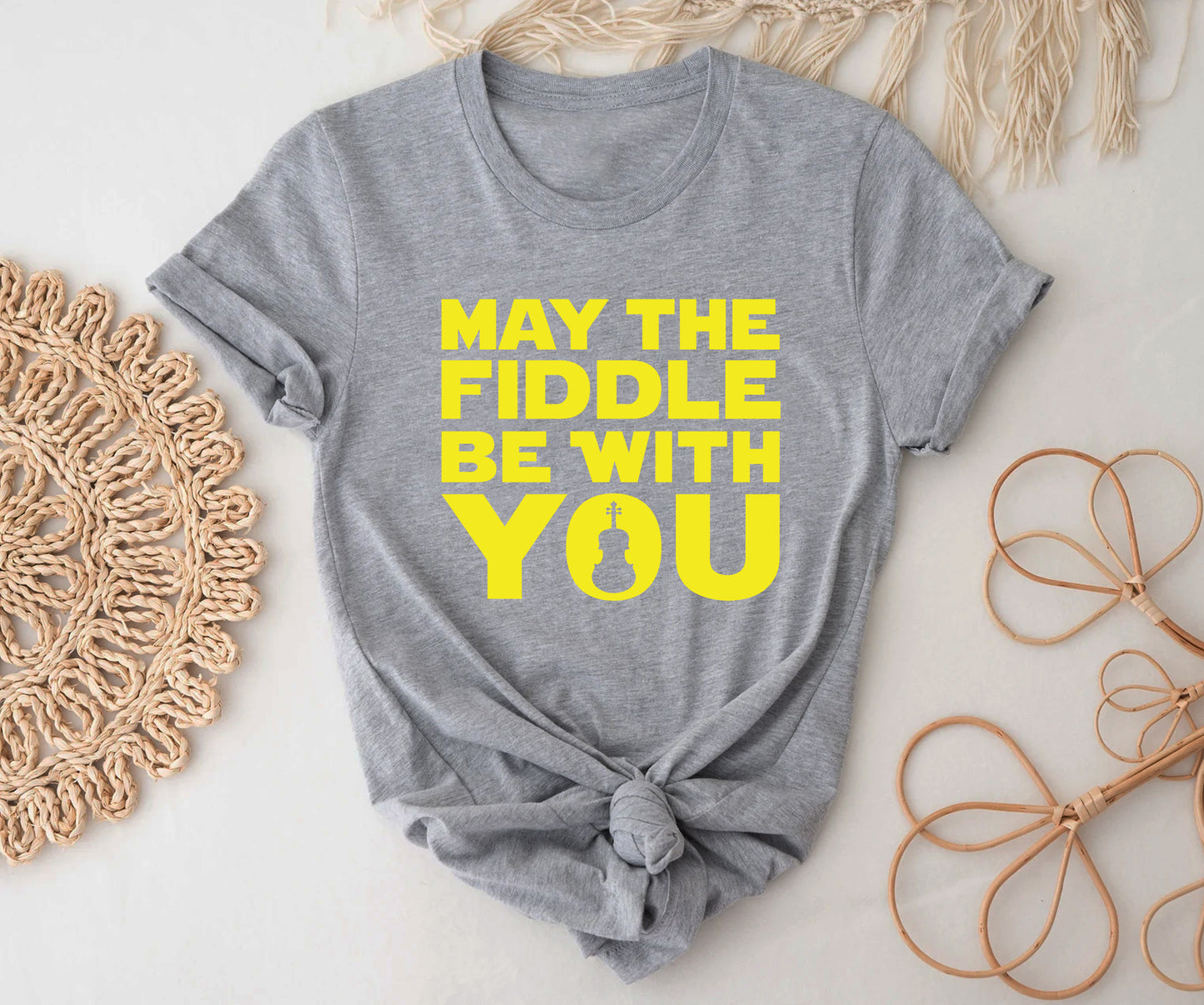 May the fiddle be with you BELLA+CANVAS