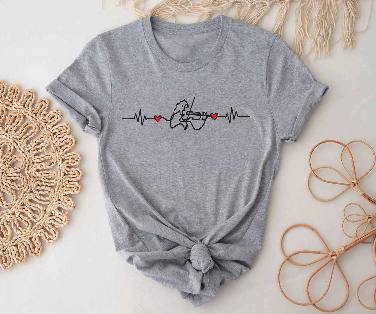 Cute Fiddle Graphic T-Shirt Printify