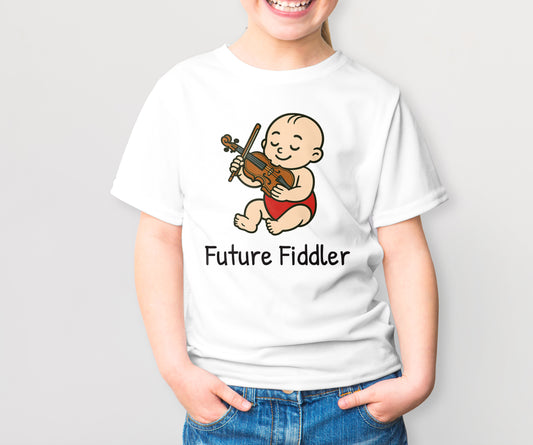 Future fiddler 2-Kids Tshirt
