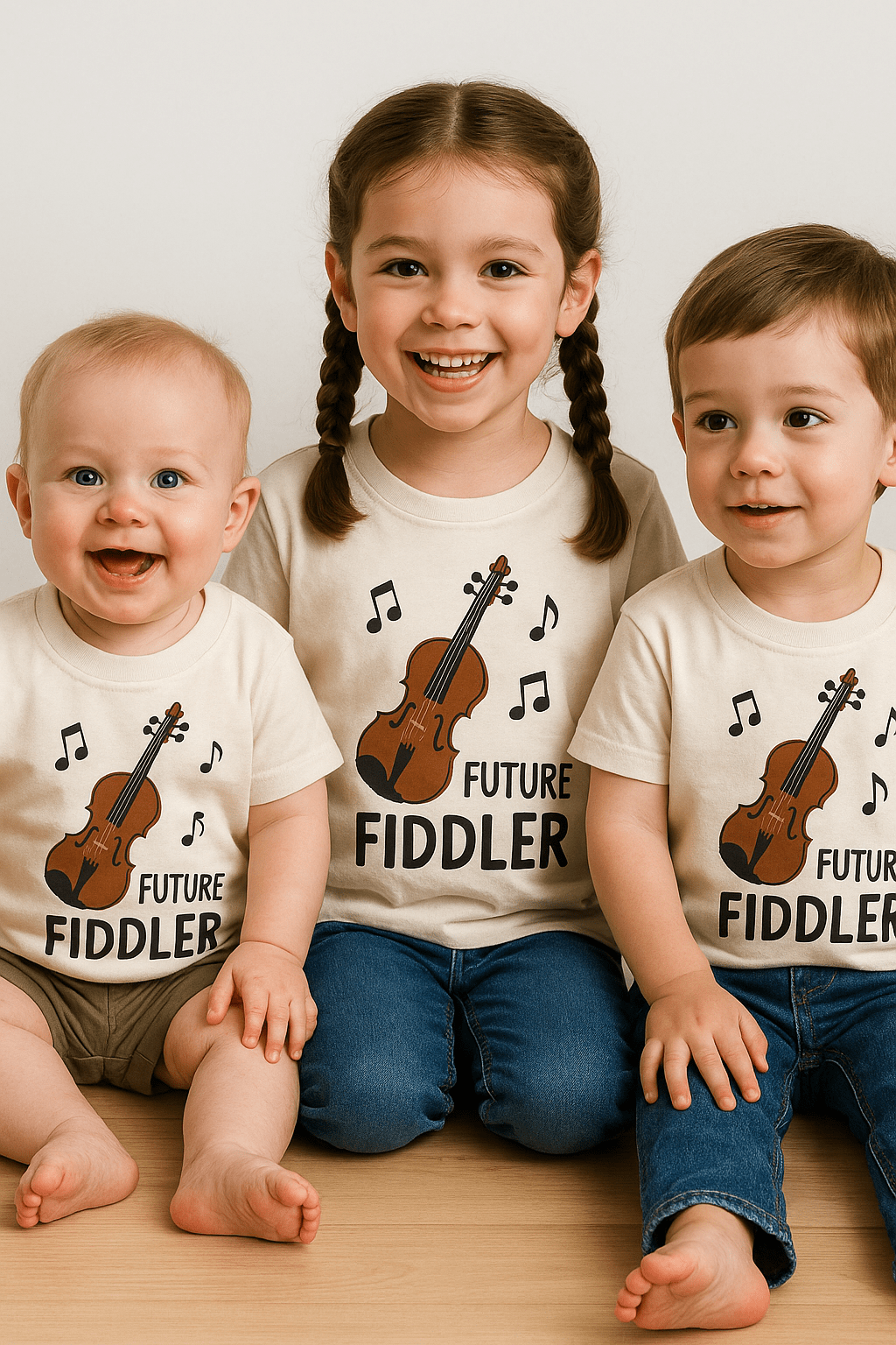 Future Fiddlers - Cute Musical Kids Shirts & Toddler Tees