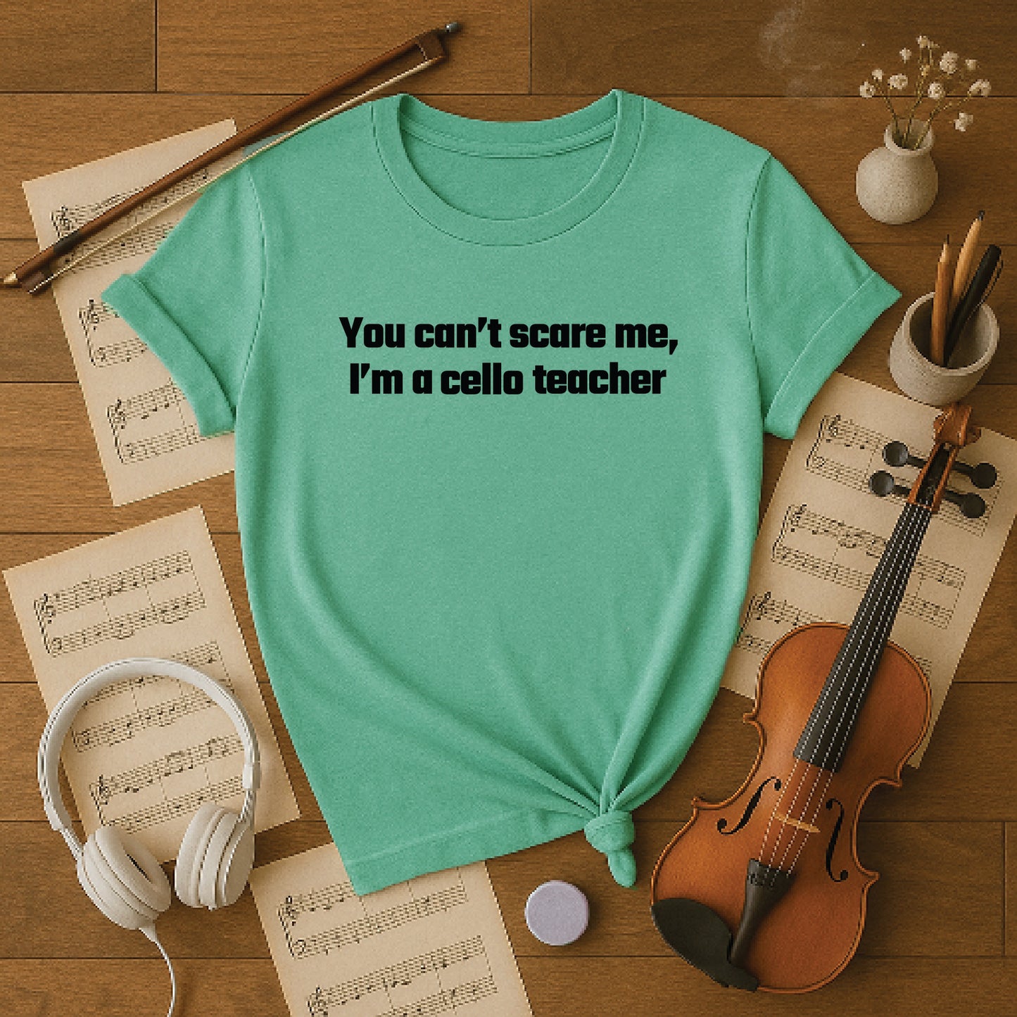 You Can’t Scare Me I’m A Cello Teacher