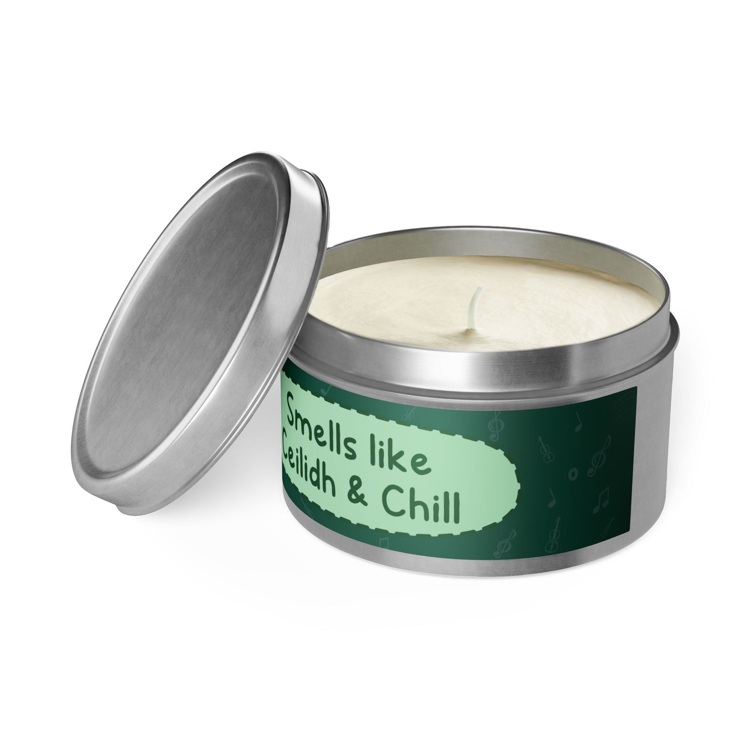 Smells like Ceilidh & Chill -Tin Candle