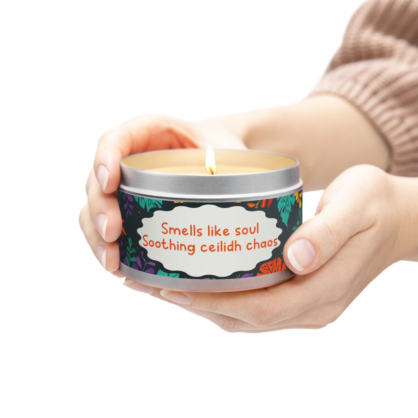 Smells like soul Soothing ceilidh chaos-Tin Candle- Summer edition