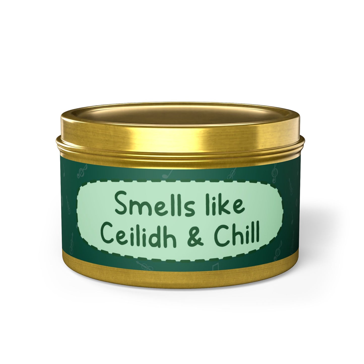Smells like Ceilidh & Chill -Tin Candle
