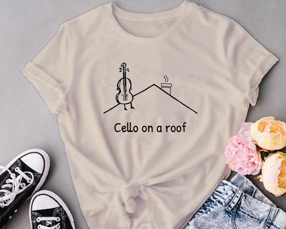 Cello on a roof