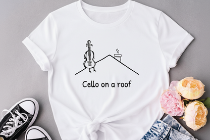 Cello on a roof