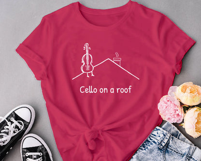 Cello on a roof