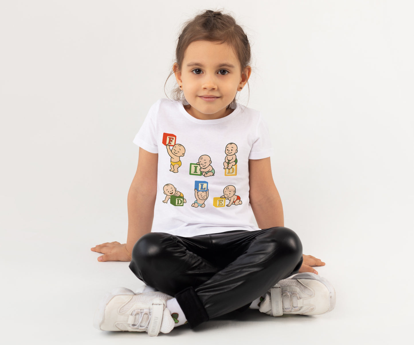 Baby Blocks 2-Kids Tshirt