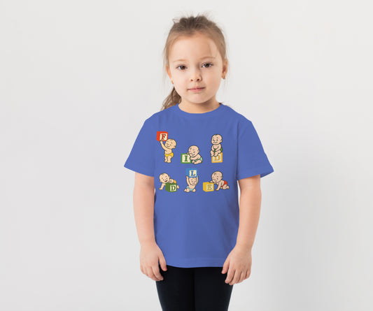 Baby Blocks 2-Kids Tshirt