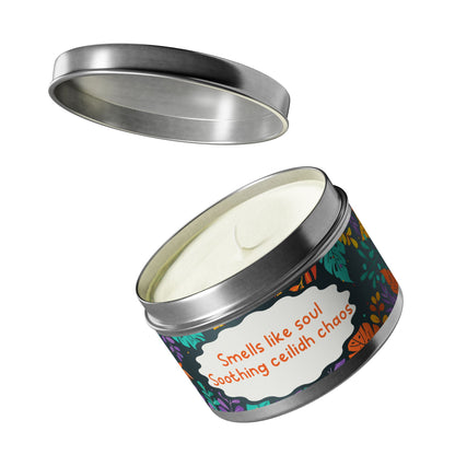 Smells like soul Soothing ceilidh chaos-Tin Candle- Summer edition
