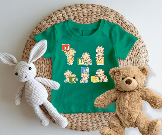 Baby Blocks 2-Kids Tshirt