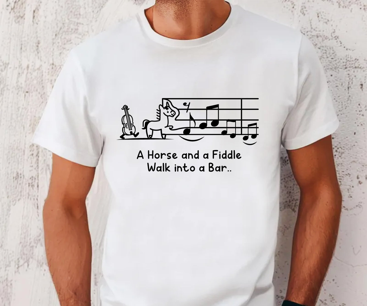 A horse and fiddle
