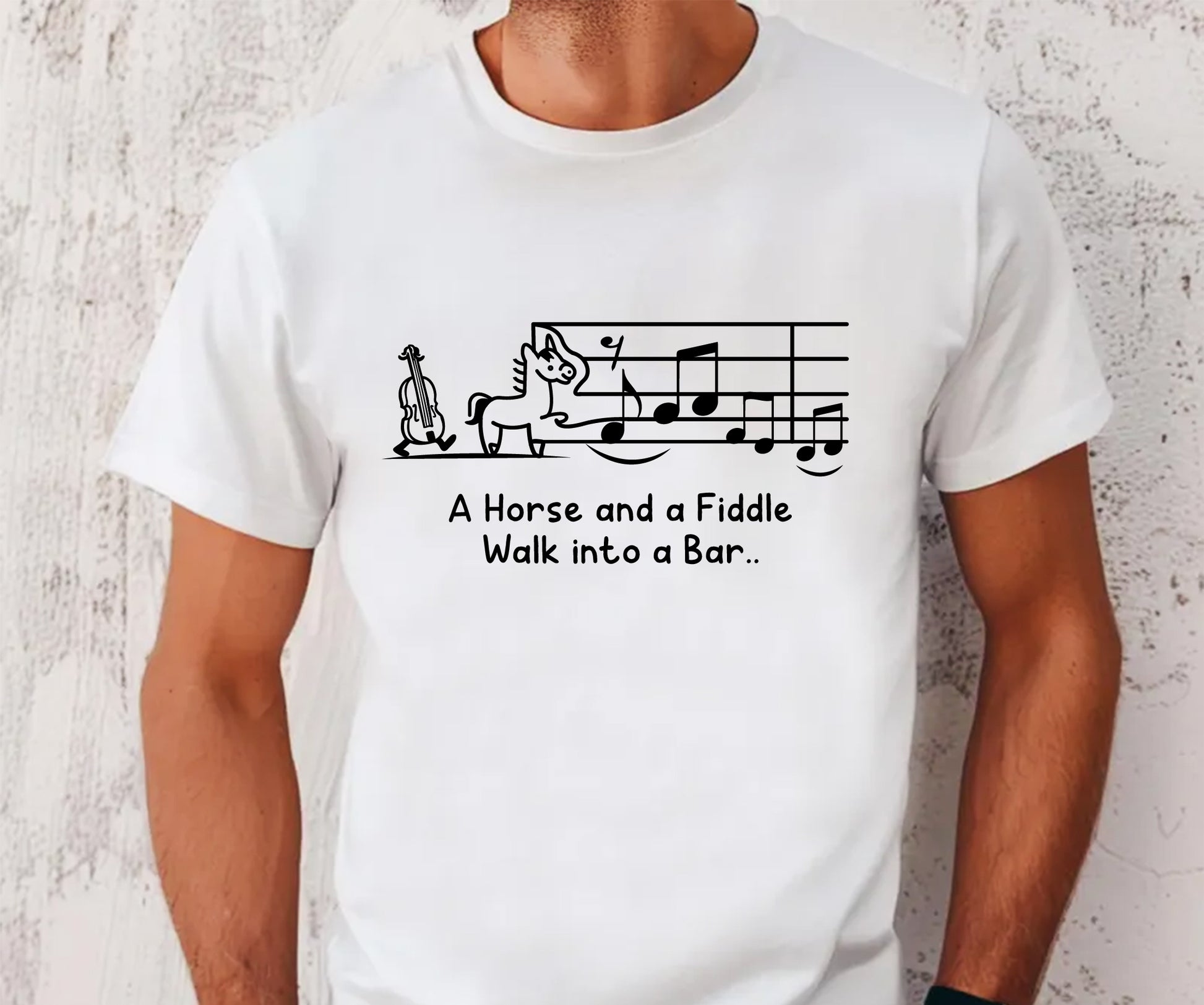 A Horse and a Fiddle Walk into a Bar.. BELLA+CANVAS