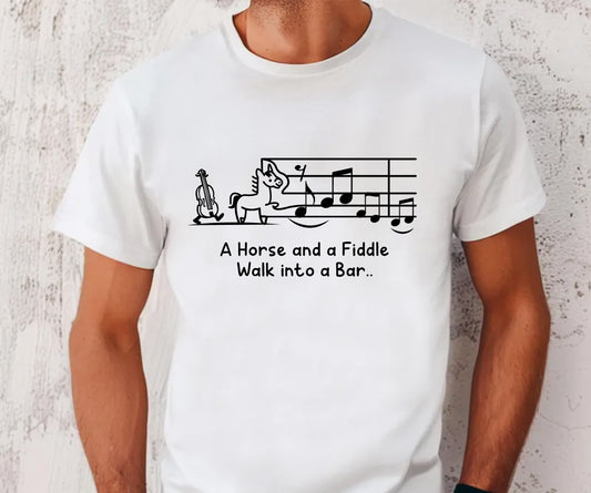 A Horse and a Fiddle Walk into a Bar.. BELLA+CANVAS