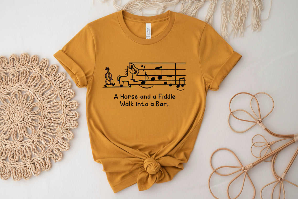 A Horse and a Fiddle Walk into a Bar..