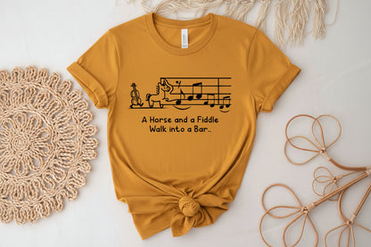 A Horse and a Fiddle Walk into a Bar..
