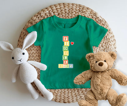 Fiddle Baby -Kids Tshirt