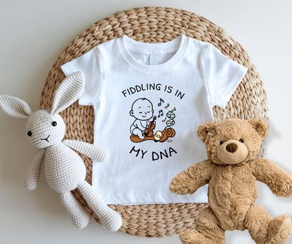 Fiddling is in my DNA-Kids Tshirt
