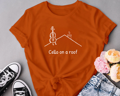 Cello on a roof