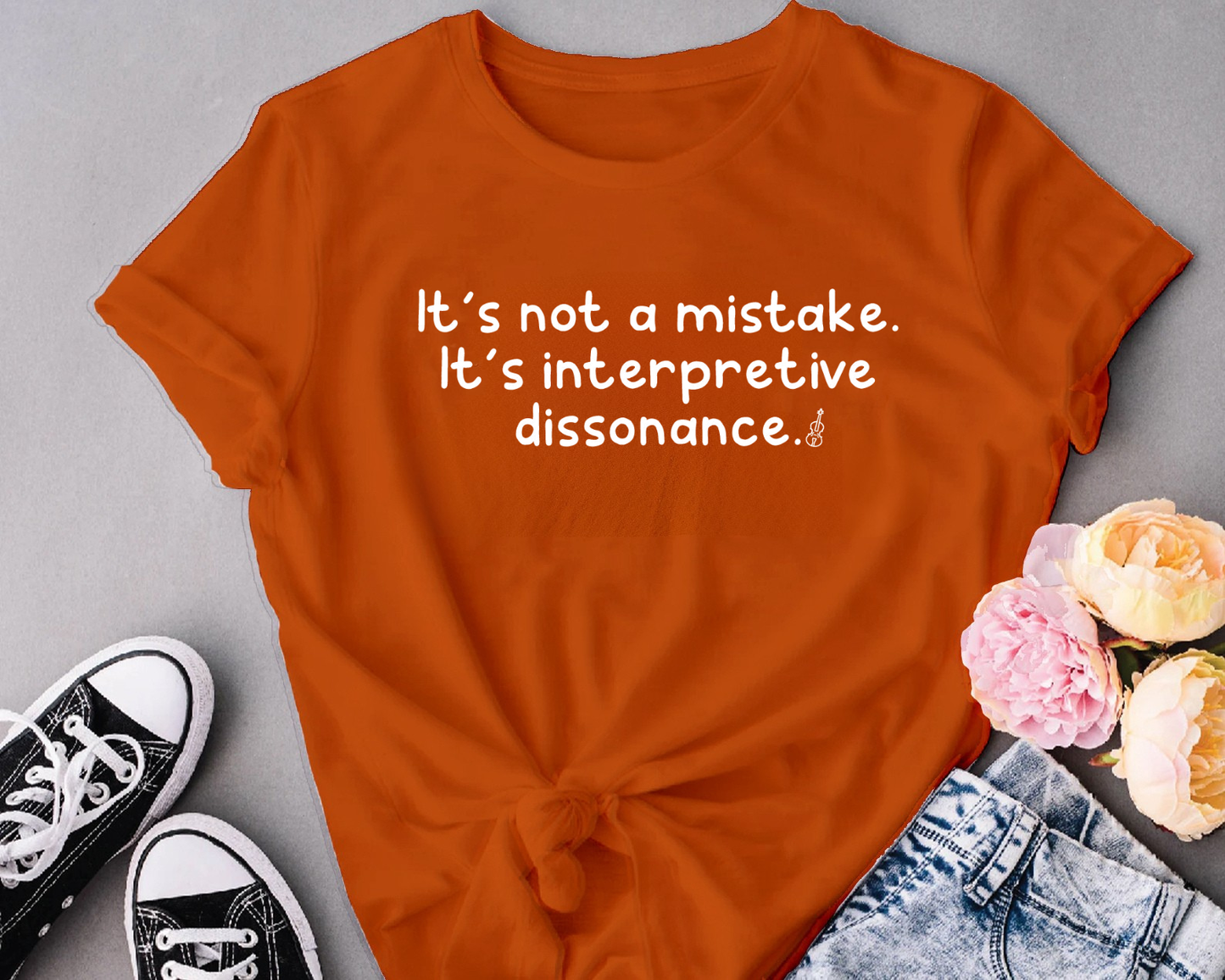 It's not a mistake. It is interpretive dissonance.