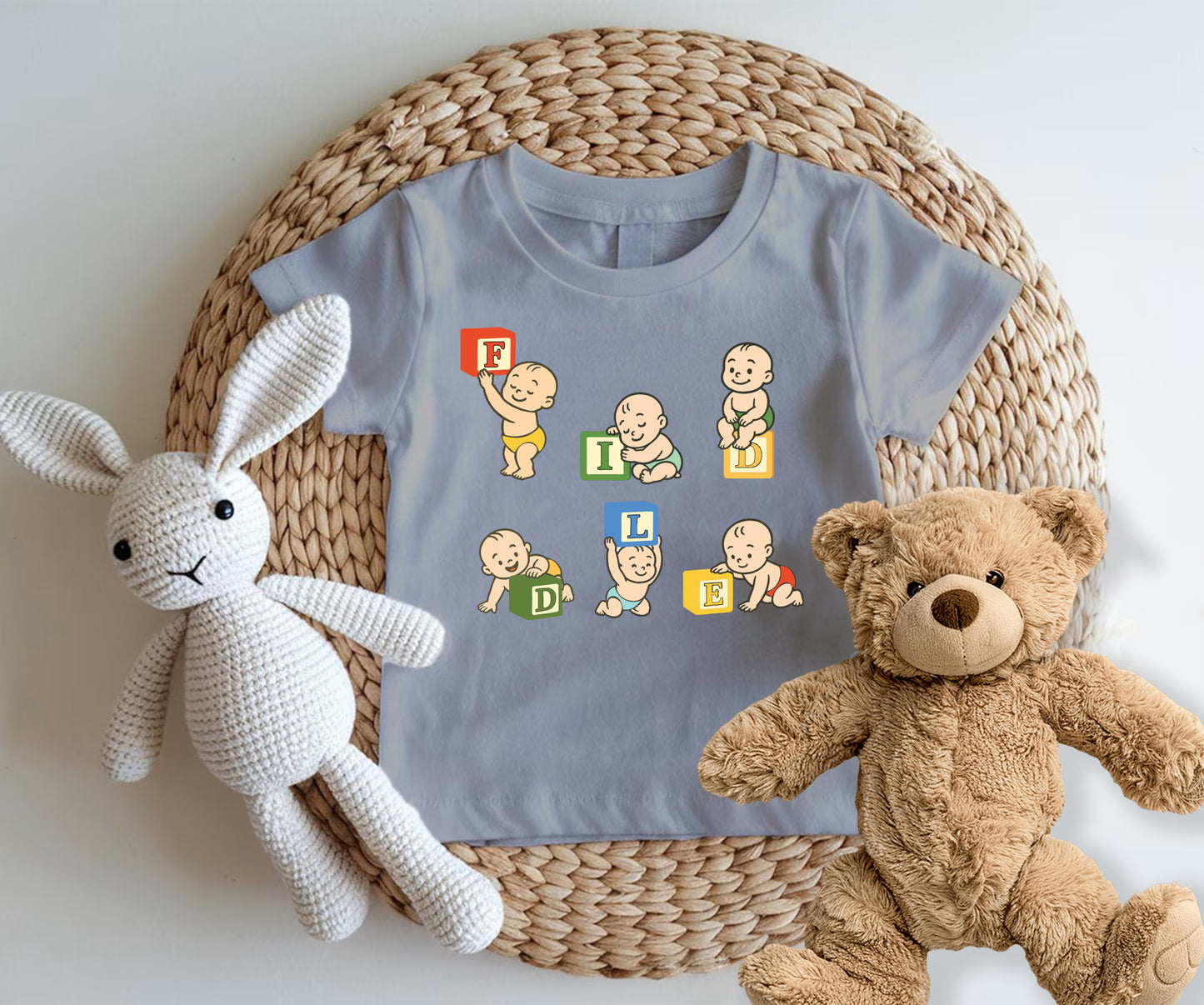 Baby Blocks 2-Kids Tshirt