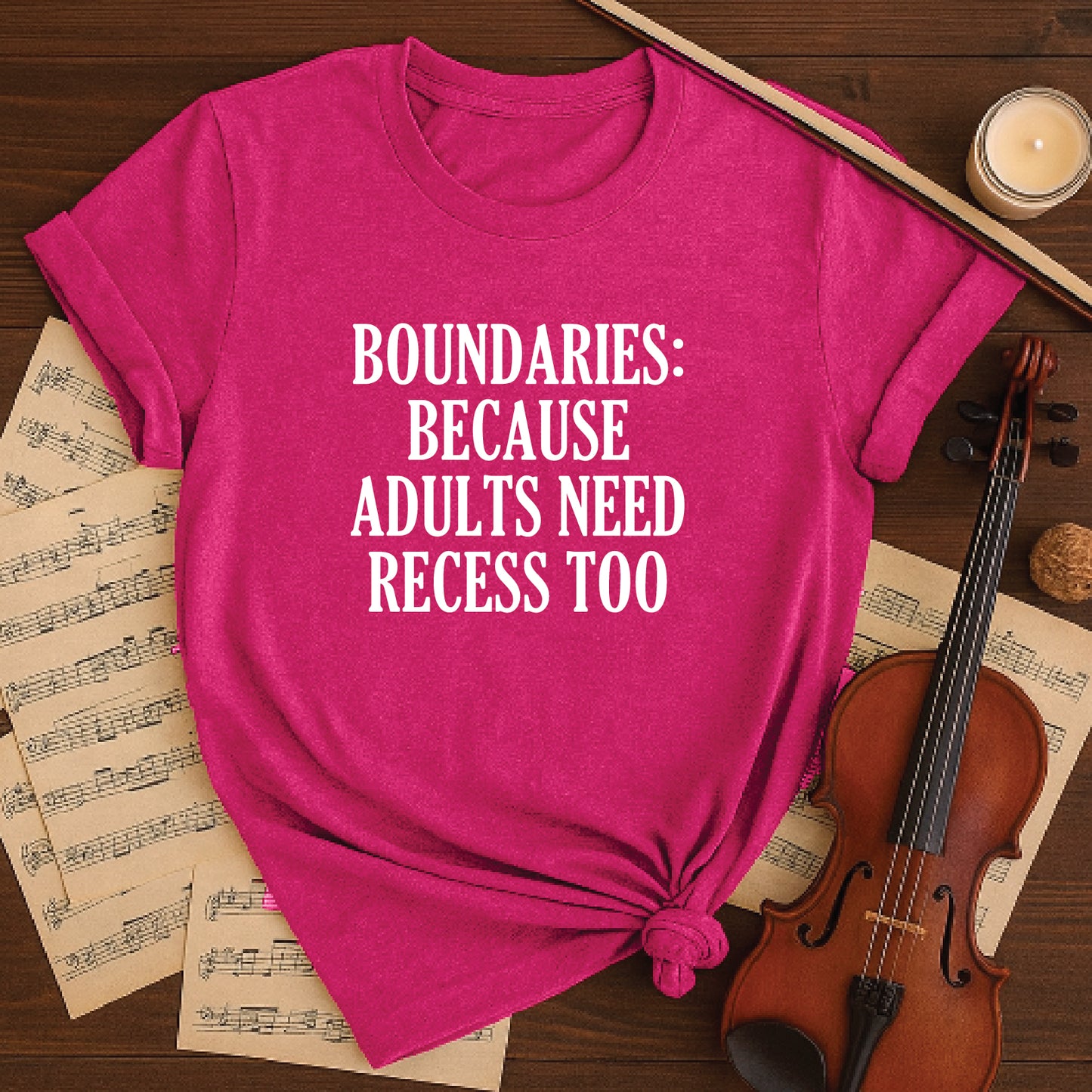 Boundaries because adults need recess too