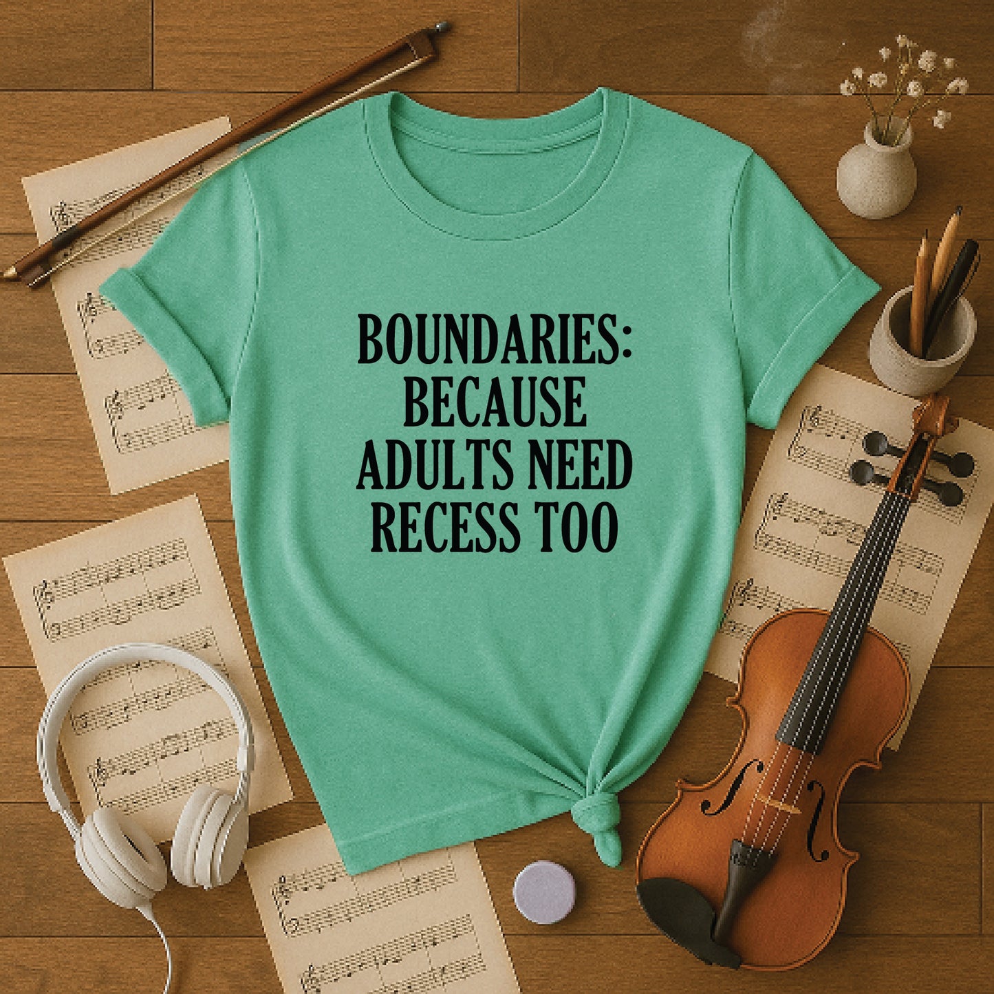 Boundaries because adults need recess too