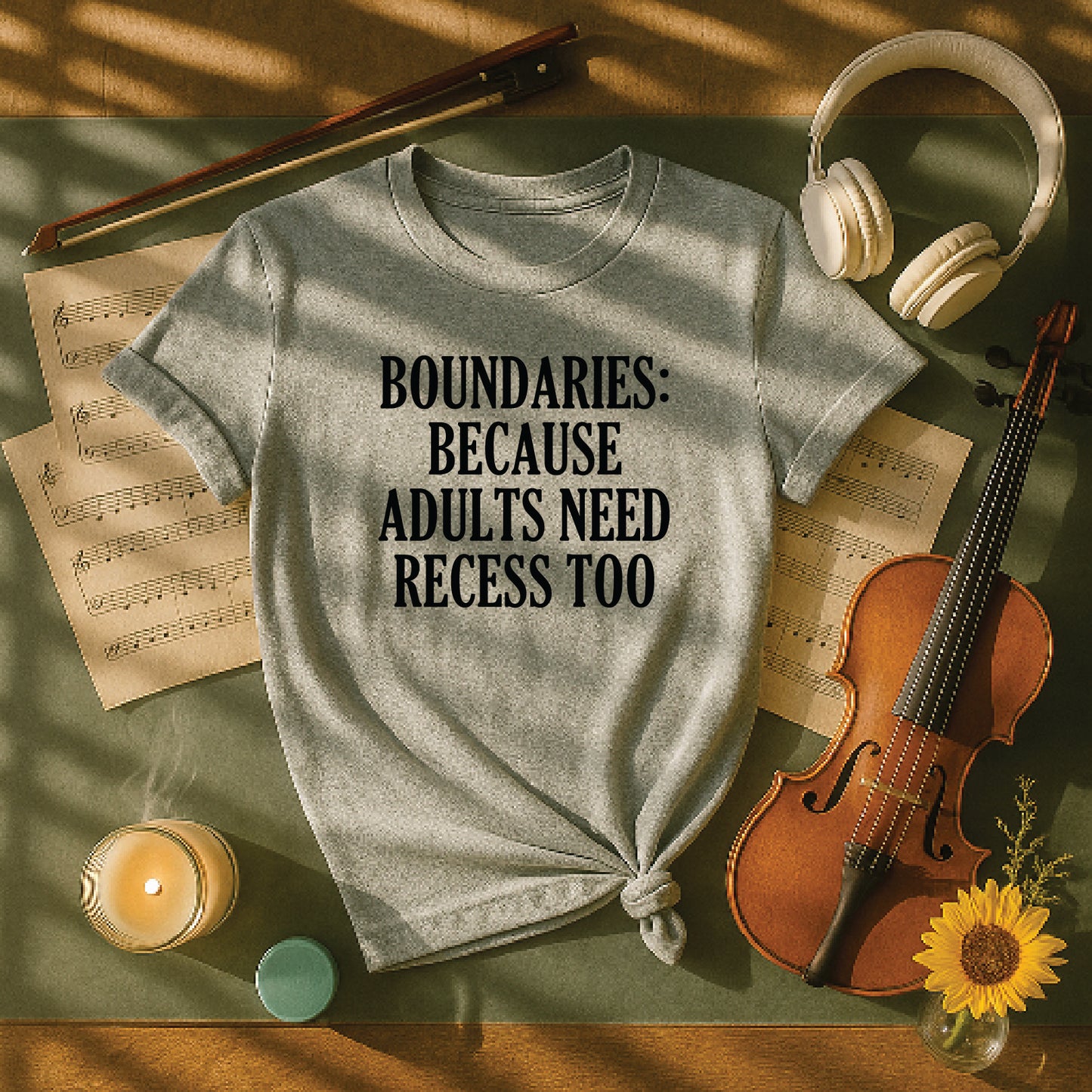 Boundaries because adults need recess too