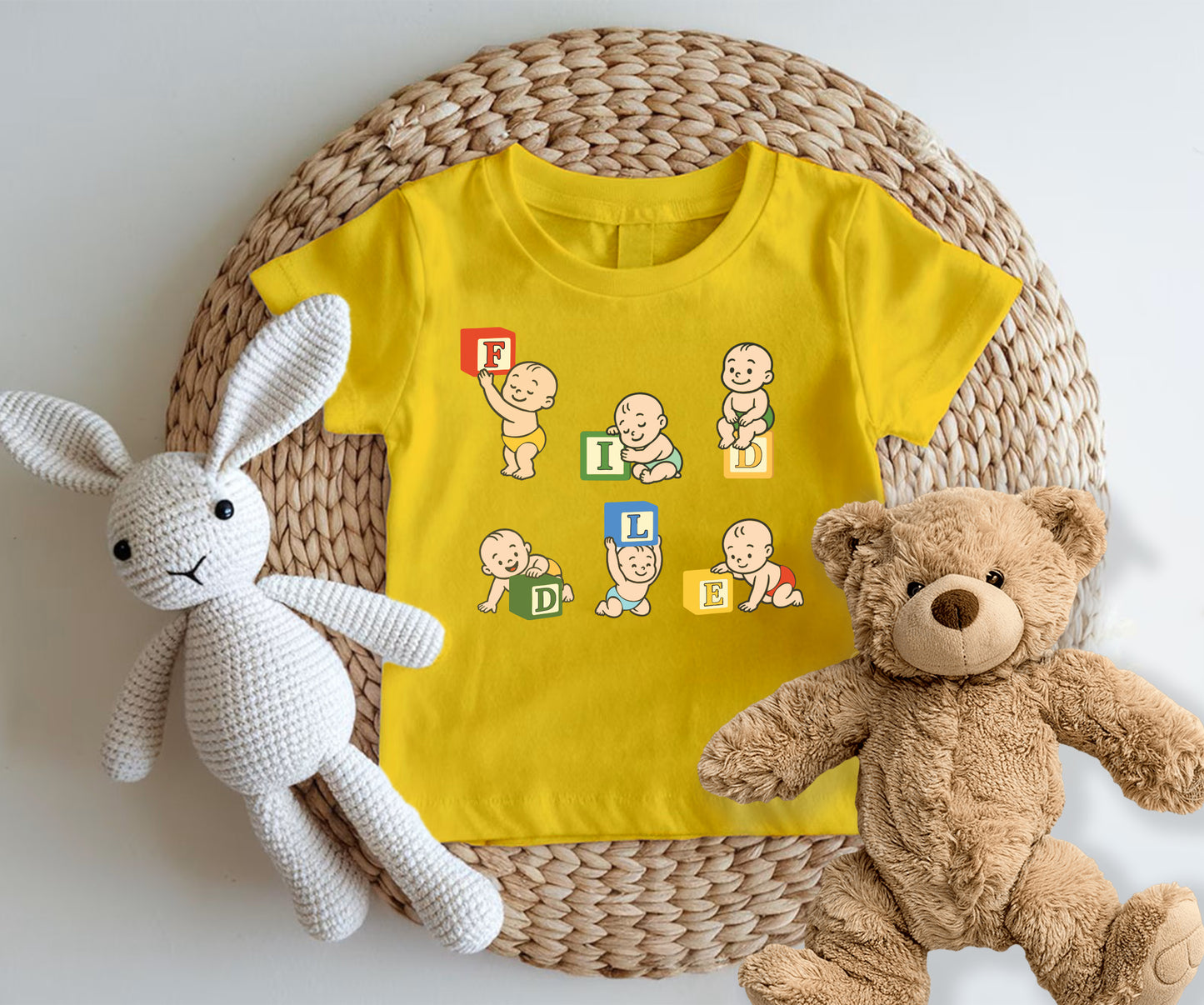 Baby Blocks 2-Kids Tshirt