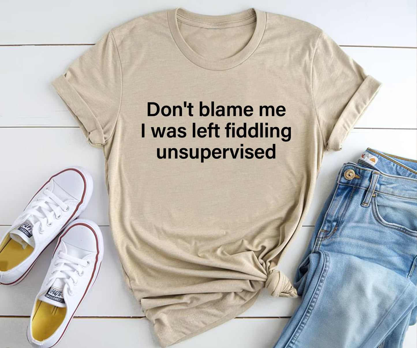 Donot blame me i was left fiddling