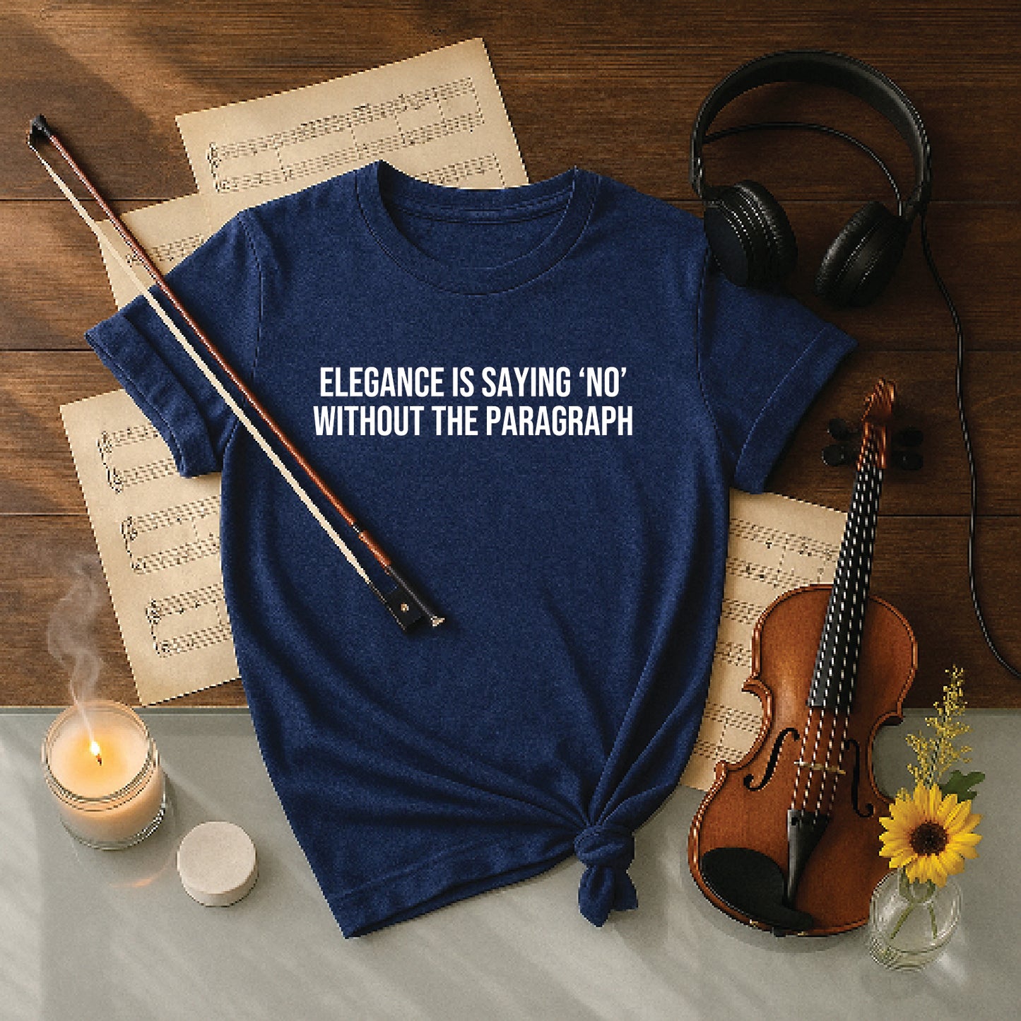 Elegance is saying no