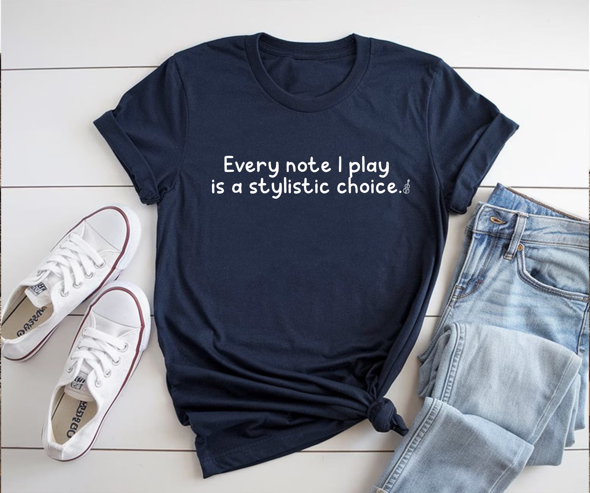 Every note I play is a stylistic choice BELLA+CANVAS