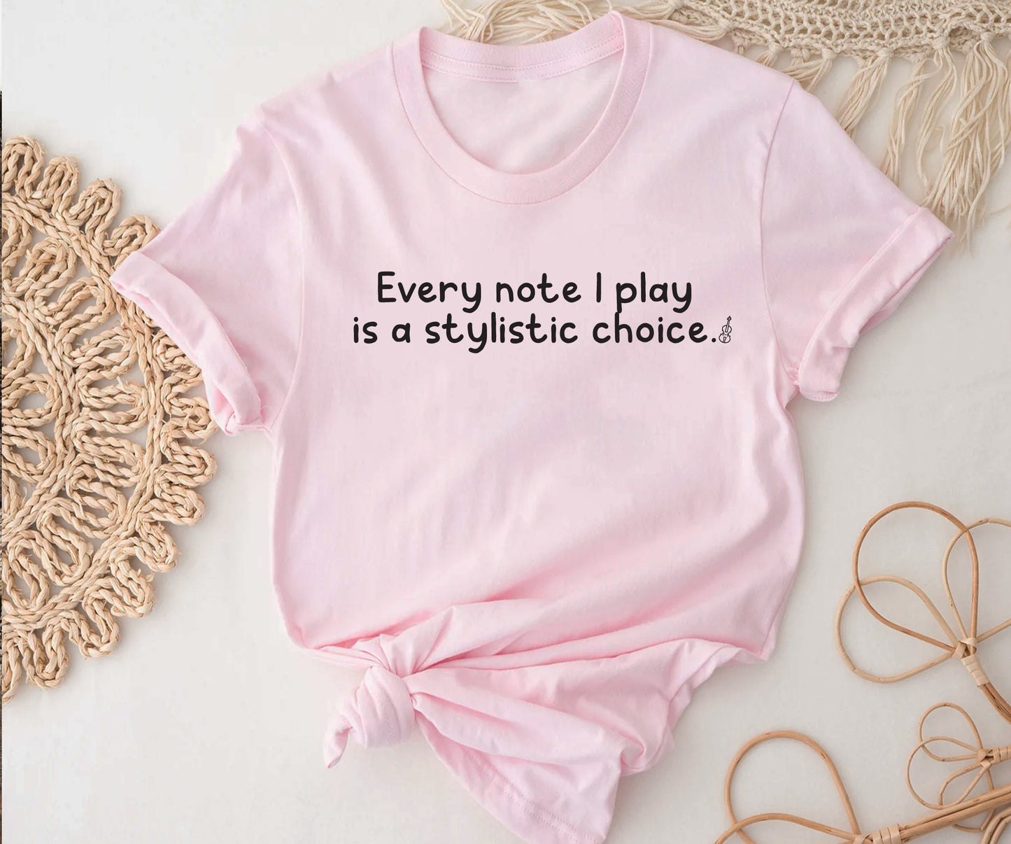 Every note I play is a stylistic choice BELLA+CANVAS