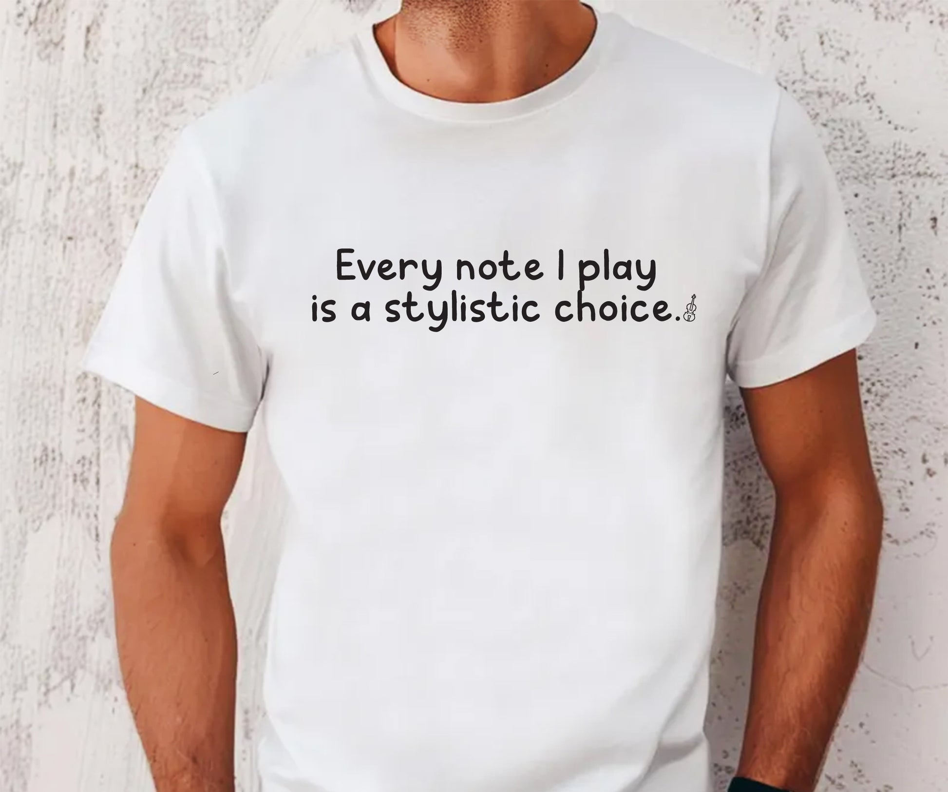 Every note I play is a stylistic choice BELLA+CANVAS