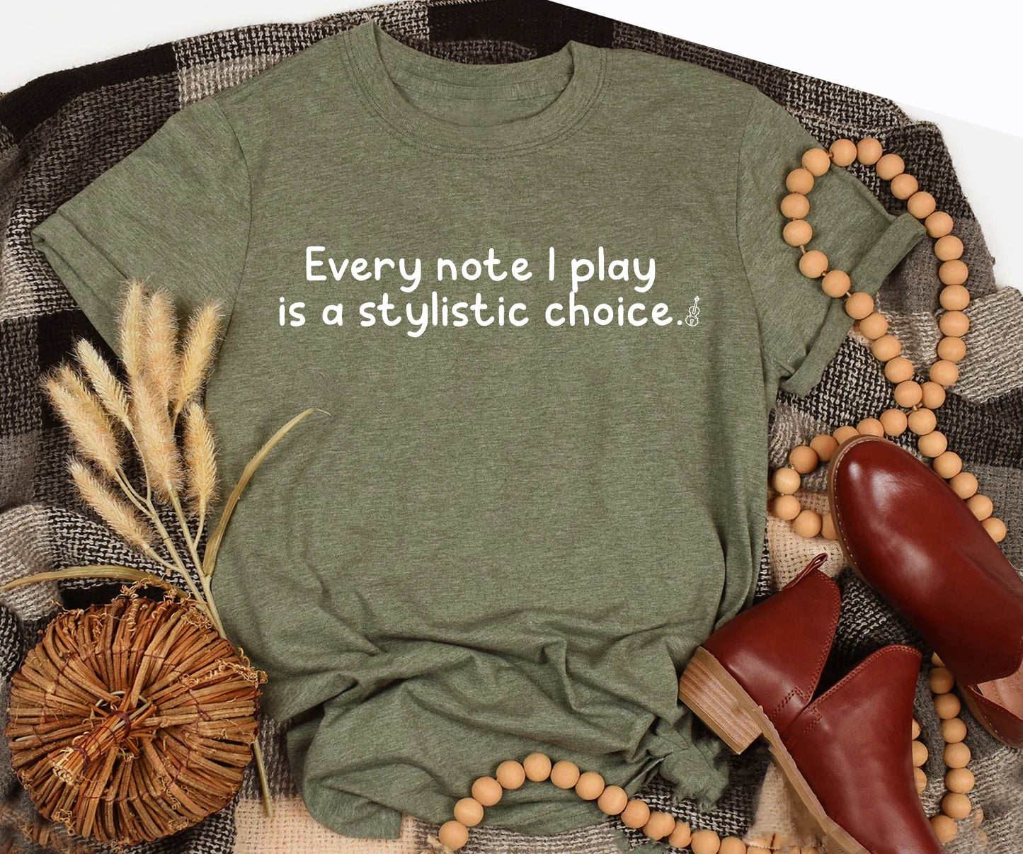 Every note I play is stylistic choice