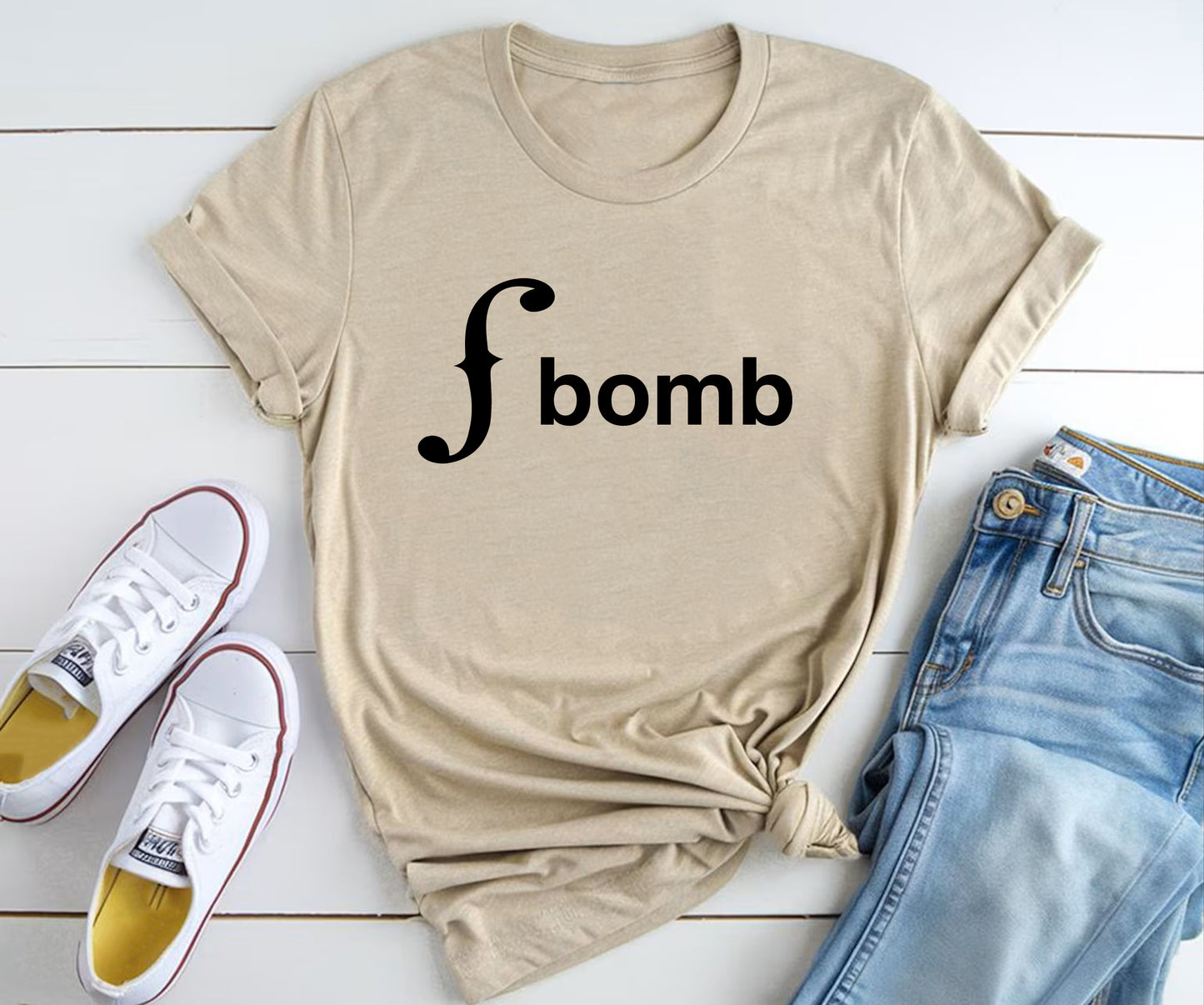 F bomb BELLA+CANVAS