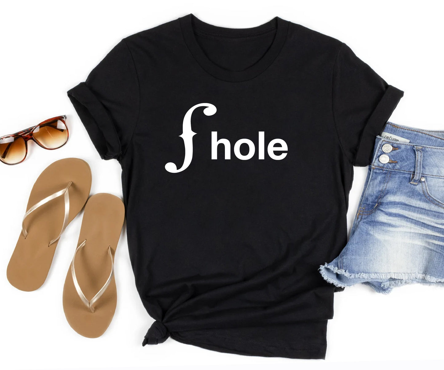 F hole BELLA+CANVAS