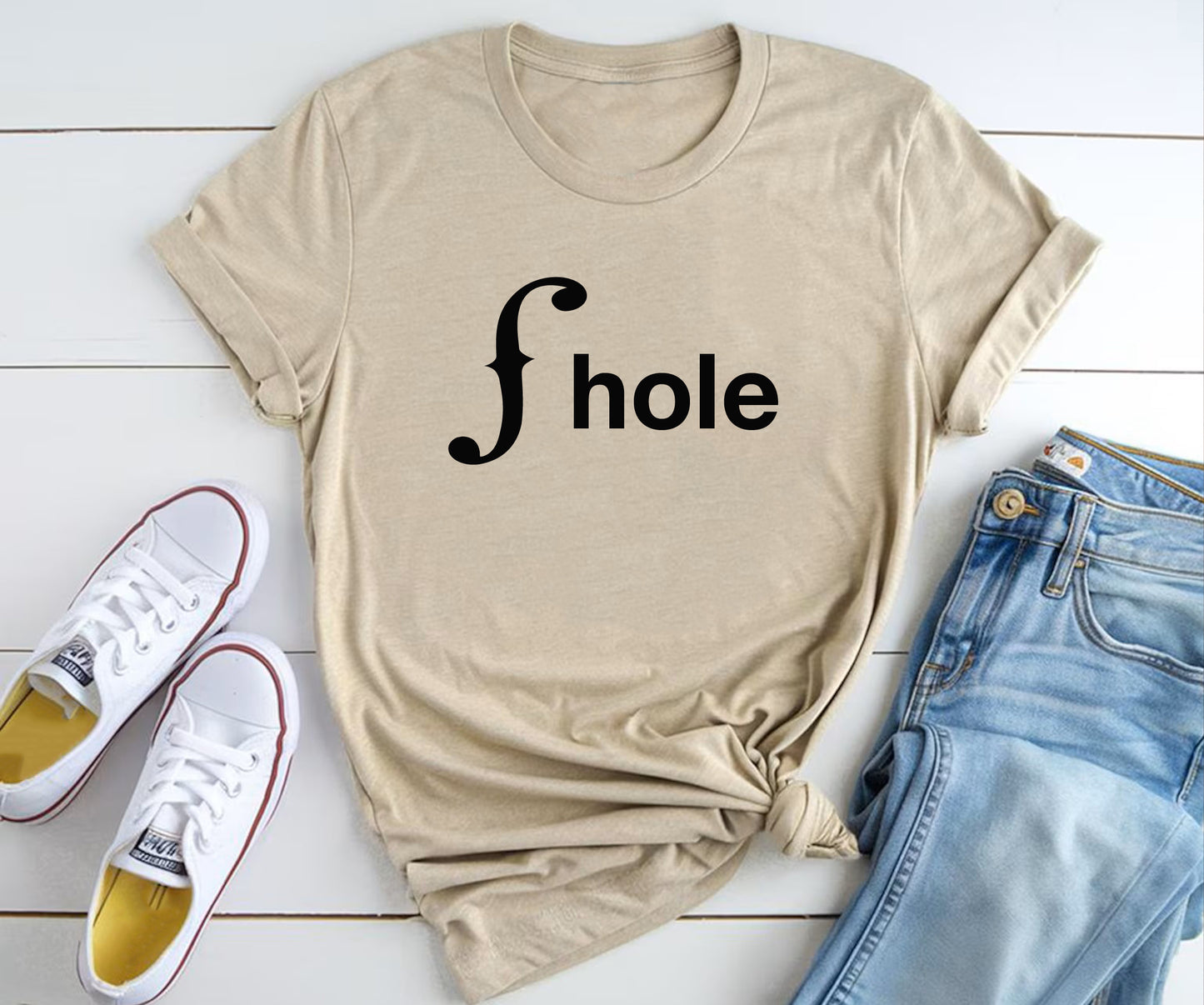 F hole BELLA+CANVAS