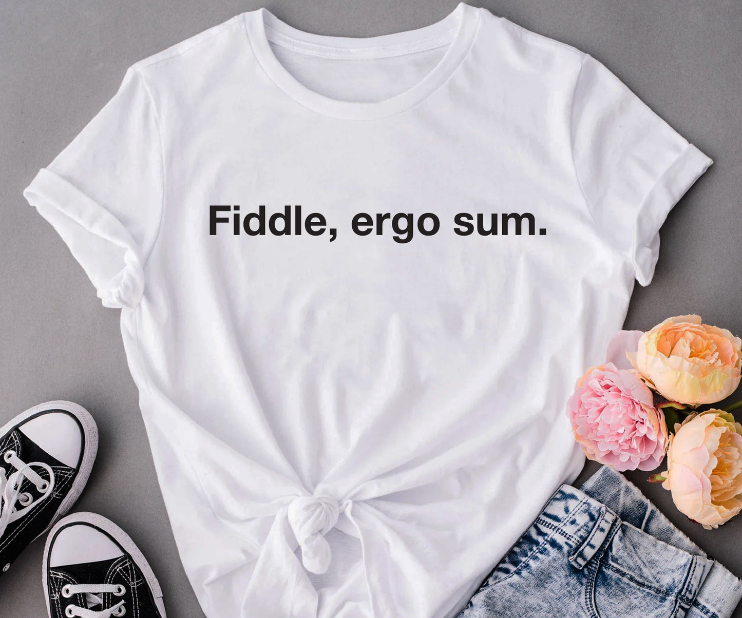 Fiddle, ergo sum. BELLA+CANVAS