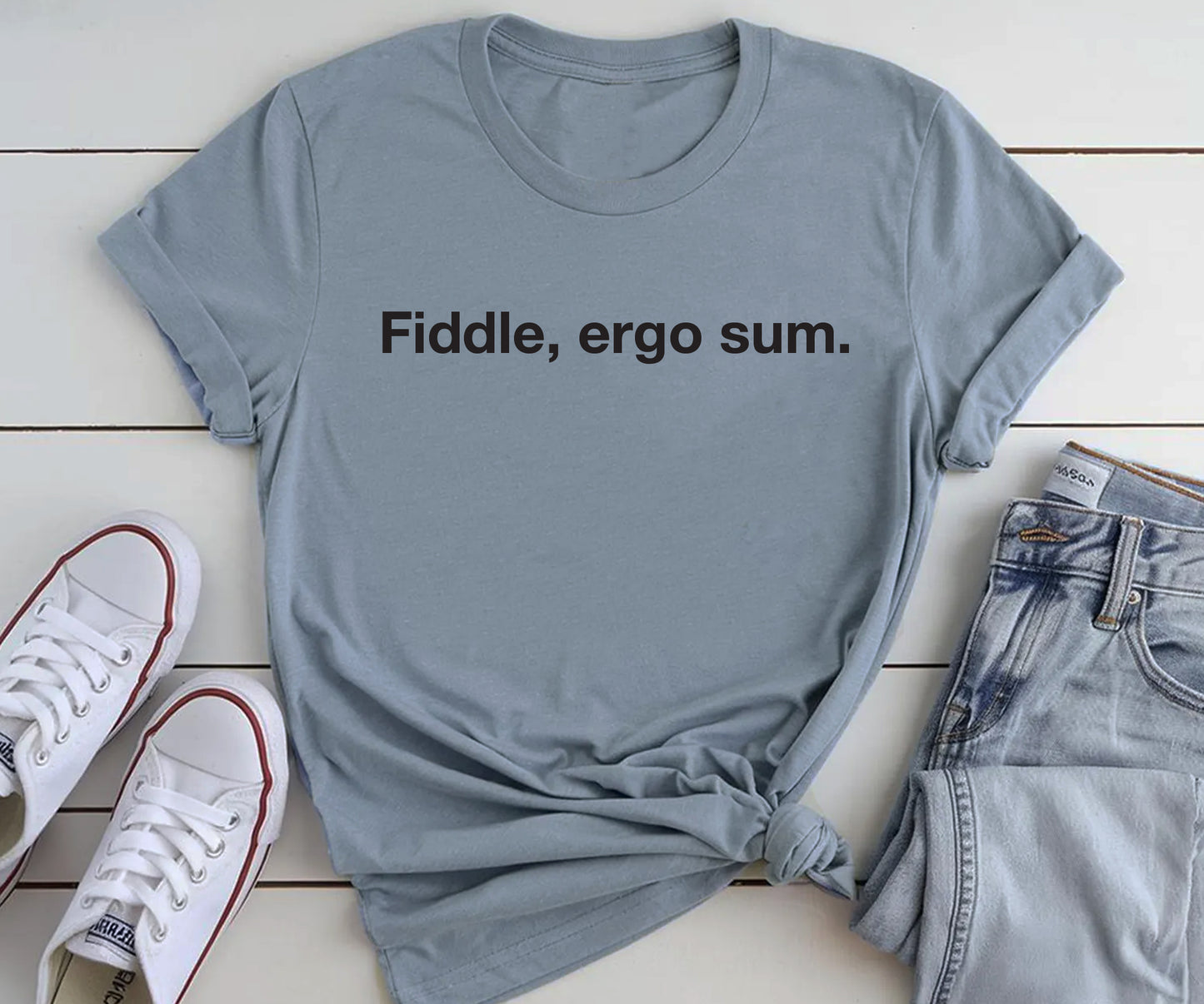 Fiddle, ergo sum. BELLA+CANVAS
