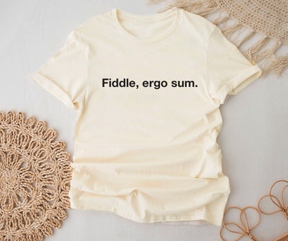 Fiddle, ergo sum. BELLA+CANVAS