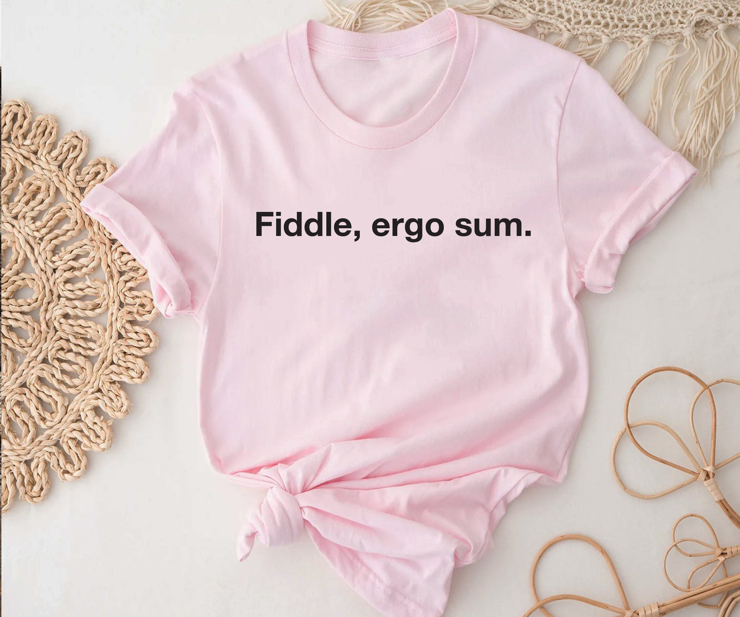 Fiddle, ergo sum. BELLA+CANVAS