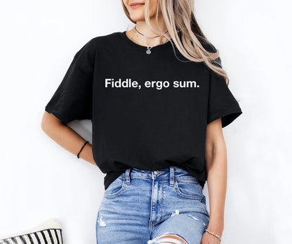 Fiddle, ergo sum. BELLA+CANVAS
