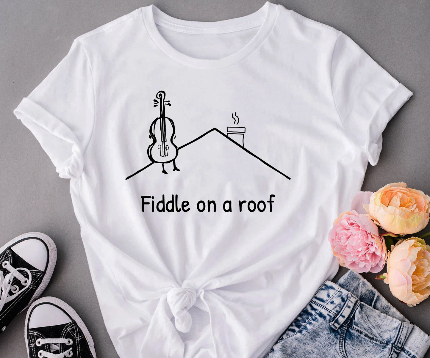 Fiddle on a roof BELLA+CANVAS