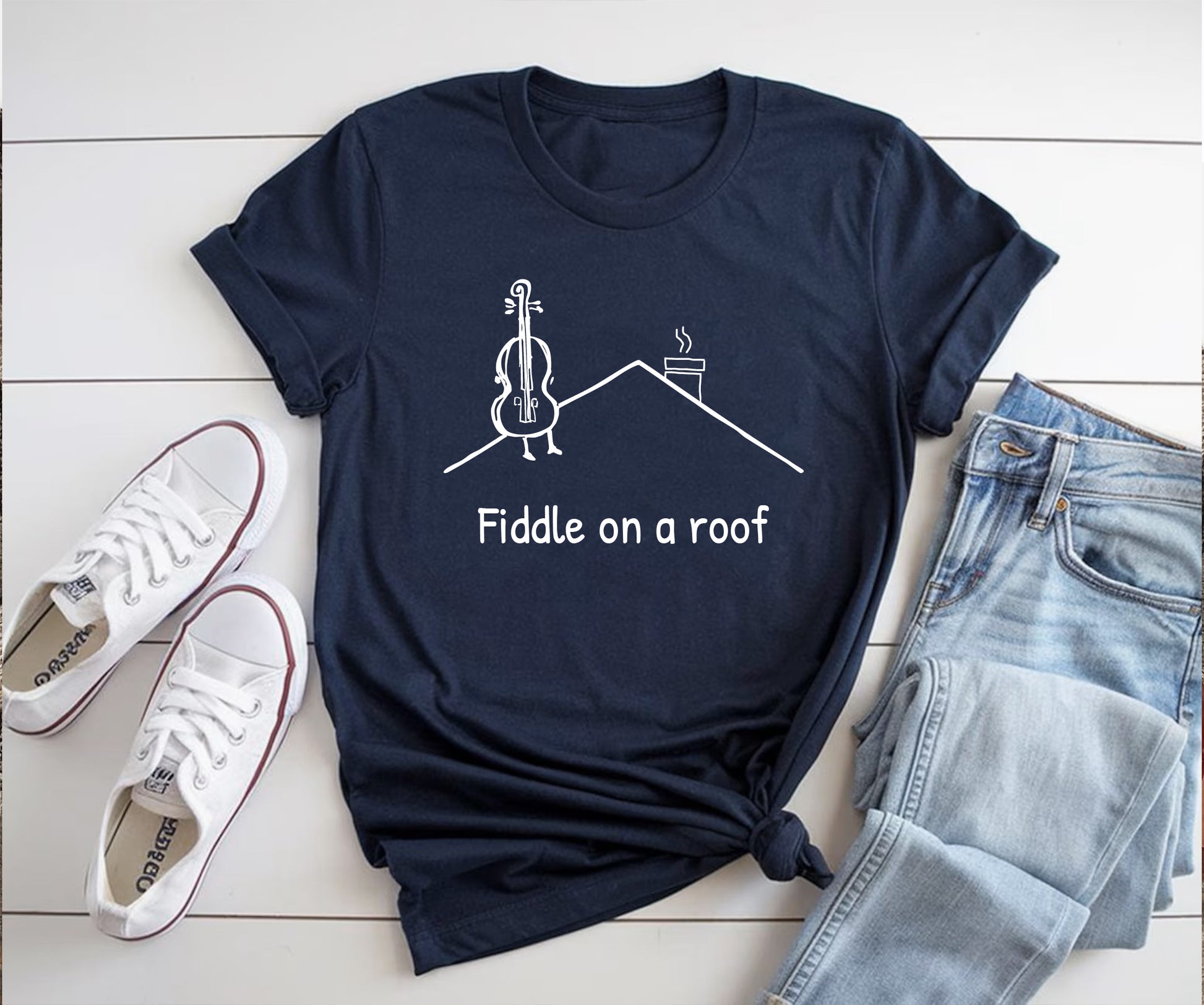 Fiddle on a roof BELLA+CANVAS